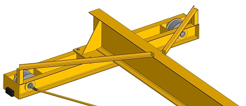 Кран-балки опорные ручные